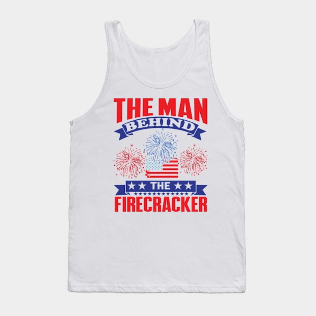 Funny 4th of July Firecracker Tank Top by Banned Books Club